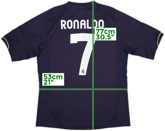 2012-13 Real Madrid Away Shirt Ronaldo #7 (L)