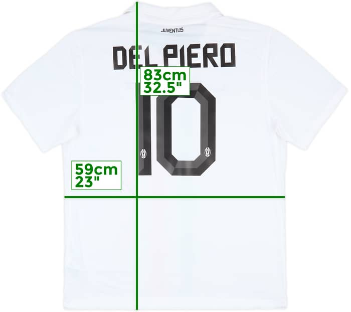2010-12 Juventus Away Shirt Del Piero #10 (XL)