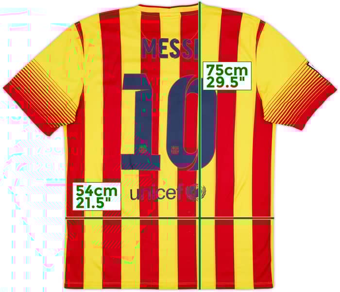 2013-15 Barcelona Away Shirt Messi #10 - 6/10 - (L)