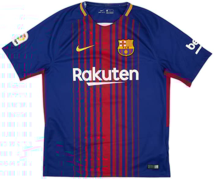 2017-18 Barcelona Home Shirt Neymar Jr #11 - 6/10 - (M)