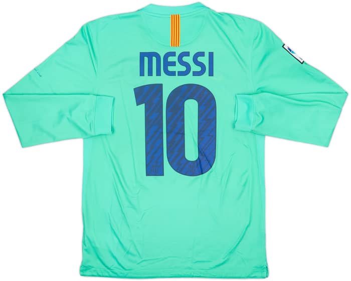 2010-11 Barcelona Away L/S Shirt Messi #10 - 8/10 - (M)