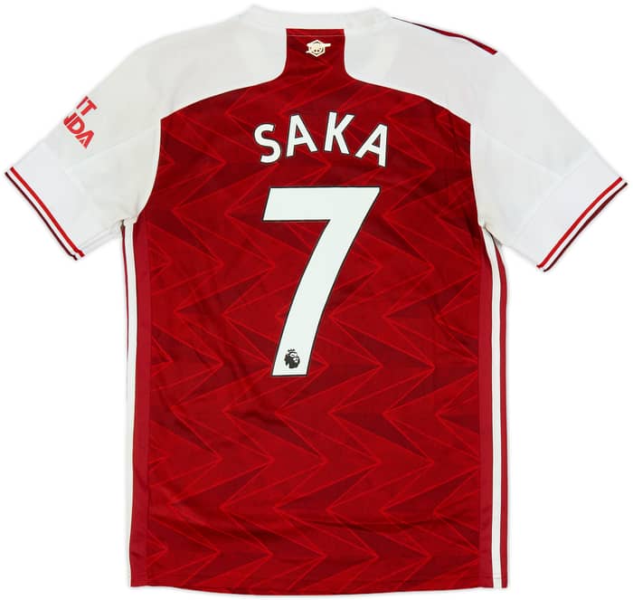 2020-21 Arsenal Home Shirt Saka #7 - 5/10 - (S)