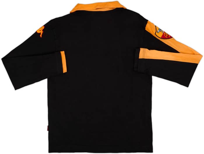 2003-04 Roma Kappa Polo L/S Shirt - 9/10 - (M)