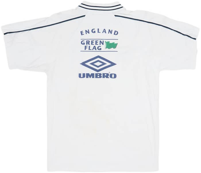 1998-00 England Umbro Cotton Tee - 5/10 - (M)