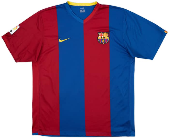 2006-07 Barcelona Home Shirt Ronaldinho #10 - 8/10 - (XL)