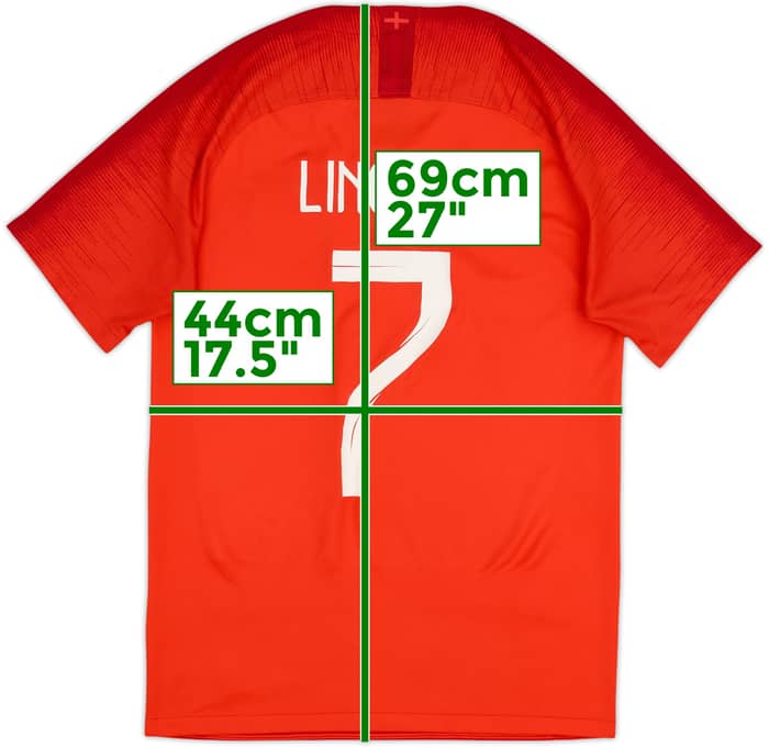 Camiseta de visitante de Inglaterra 2018-19 Lingard #7 - 8/10 - (S)