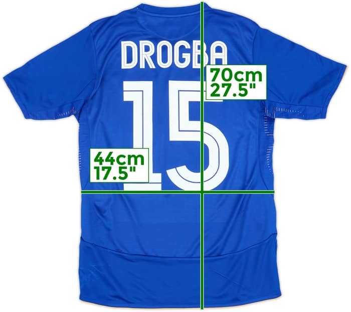 2005-06 Chelsea Centenary Home Shirt Drogba #15 - 7/10 - (XL.Boys)
