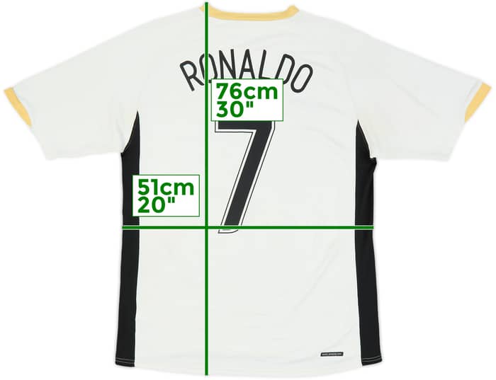 2006-08 Manchester United Away Shirt Ronaldo #7 - 6/10 - (M)