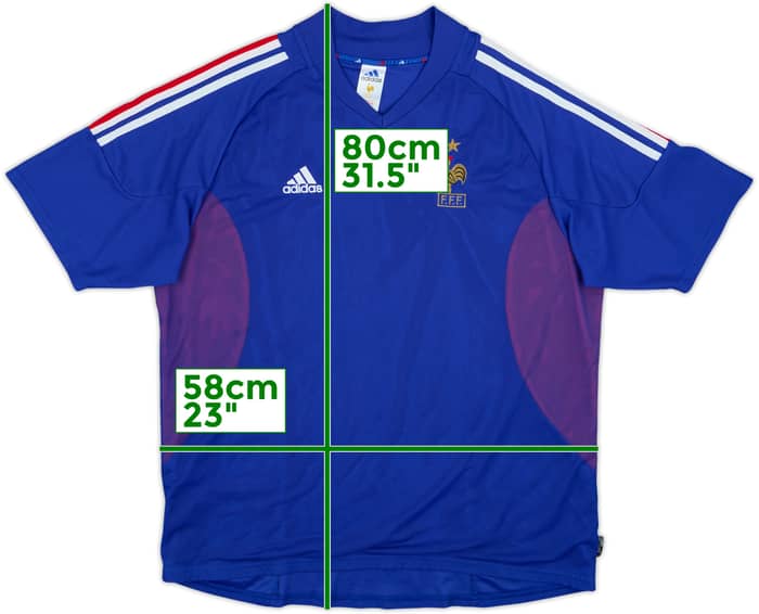 2002-04 France 'Signed' Home Shirt - 7/10 - (L)