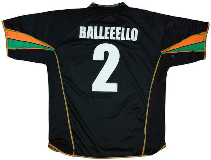 2001-02 Venezia Home Shirt Balleeello #2 - 7/10 - (XL)