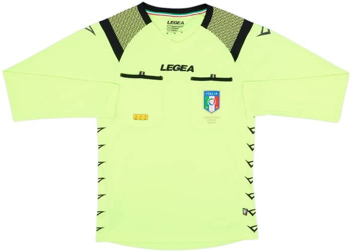 2019-20 Italy Legea Referee L/S Shirt - 9/10 - (M)
