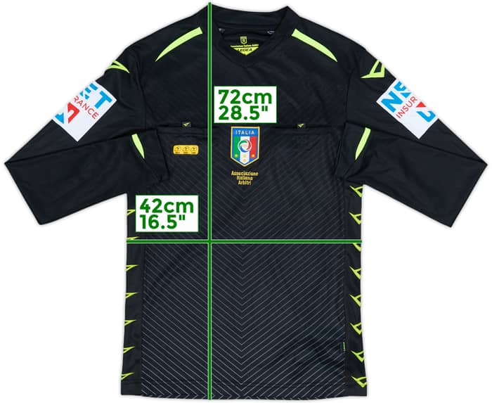 2020-21 Italy Legea Referee L/S Shirt - 10/10 - (S)