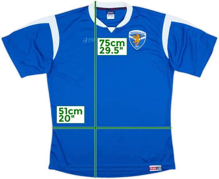 2008-09 Brescia Asics Training Shirt - 5/10 - (L)