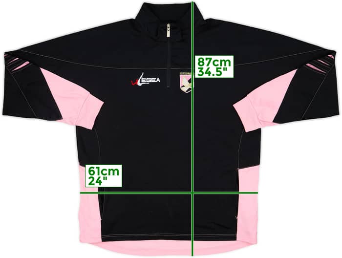 2010-11 Palermo Legea 1/4 Zip Drill Top - 9/10 - (XXL)