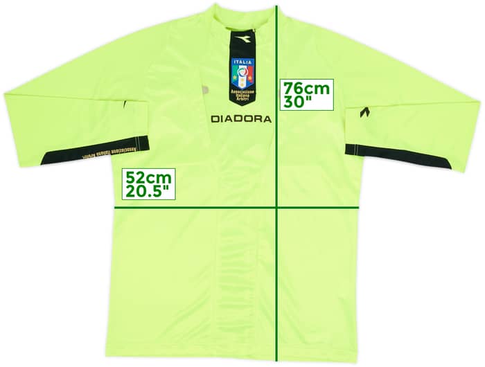 2007-09 Italy Diadora Referee L/S Shirt - 9/10 - (L)