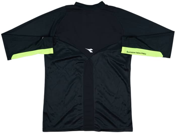 2009-10 Italy FIGC Diadora Referee L/S Shirt - 9/10 - (S)