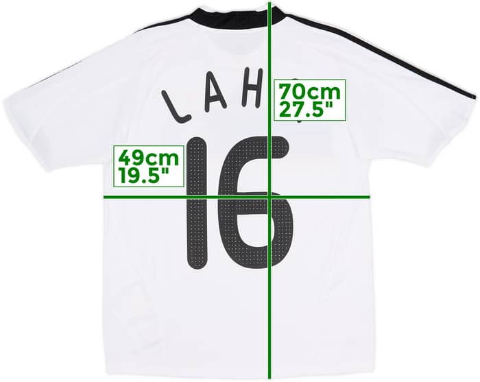2008-09 Germany Home Shirt Lahm #16 - 8/10 - (L.Boys)