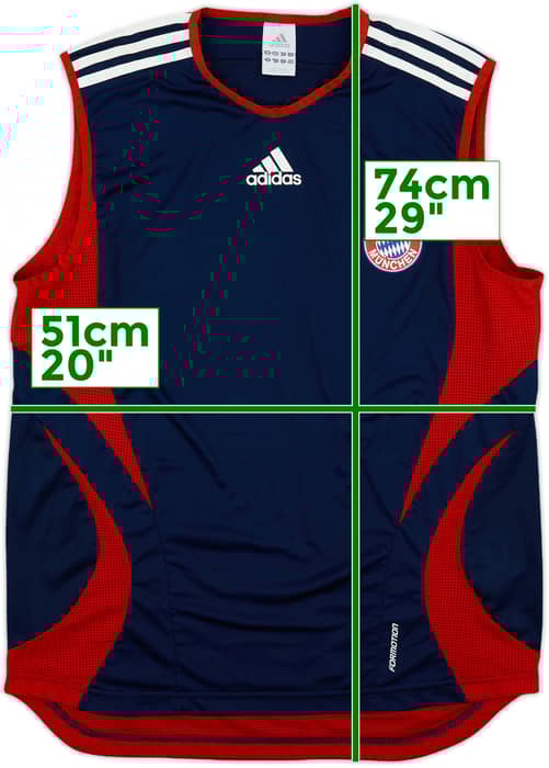 2006-07 Bayern Munich adidas Formotion Training Vest - 9/10 - (L)