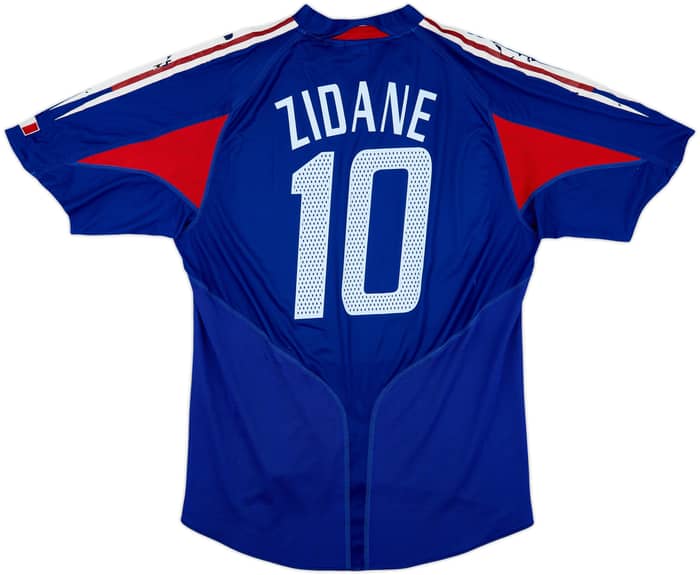 2004-06 France Home Shirt Zidane #10 - 5/10 - (XL)