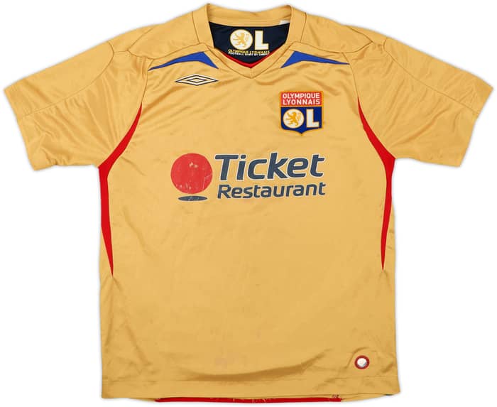 2007-08 Lyon Away Shirt Bastien - 5/10 - (M.Boys)
