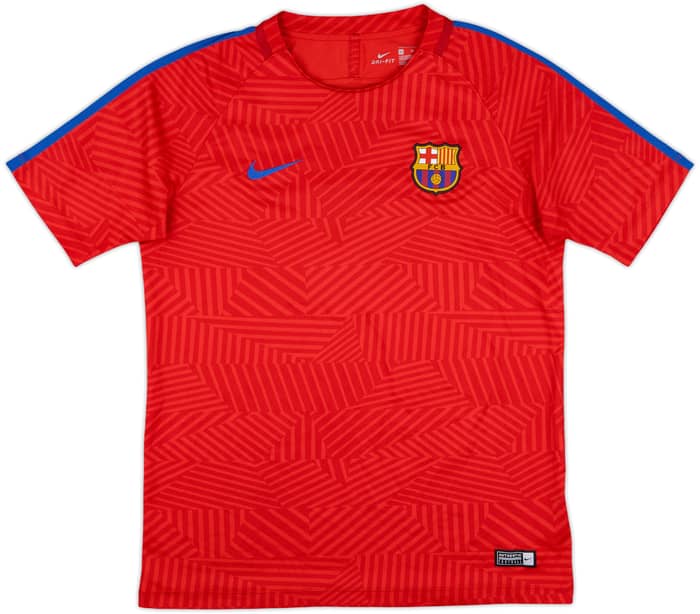 2016-17 Barcelona Nike Training Shirt - 9/10 - (XL.Boys)