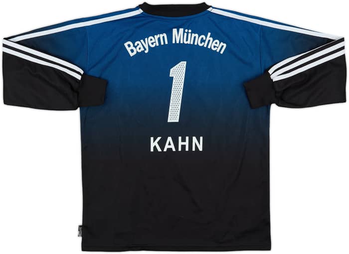 2003-04 Bayern Munich GK Shirt Kahn #1 - 6/10 - (XL.Boys)