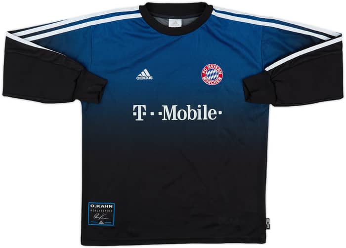 2003-04 Bayern Munich GK Shirt Kahn #1 - 6/10 - (XL.Boys)