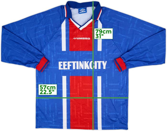 1990s Umbro Template L/S Shirt #11 - 8/10 - (XL)