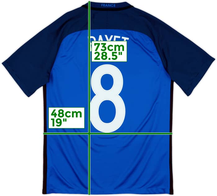 2016-17 France Home Shirt Payet #8 - 6/10 - (M)