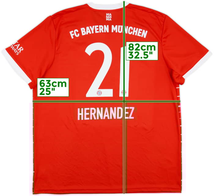 2022-23 Bayern Munich Home Shirt Hernandez #21 - 10/10 - (XXL)