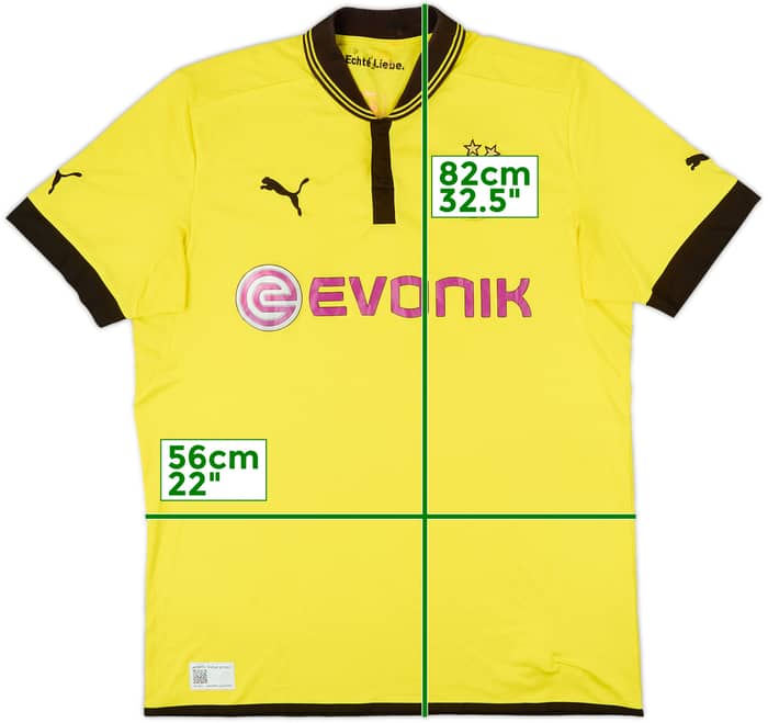 2012-13 Borussia Dortmund Home Shirt - 7/10 - (XL)