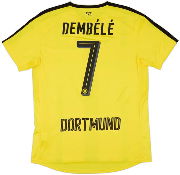 2016-17 Borussia Dortmund Home Shirt Dembele #7 - 10/10 - (L)