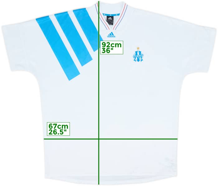 2002 Olympique Marseille Retro 1992-93 Home Shirt - 5/10 - (XXL)