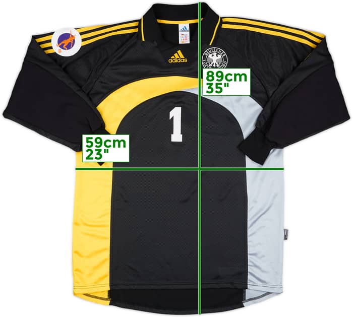 1999 Germany Women's Match Issue U18 Euro GK Shirt #1