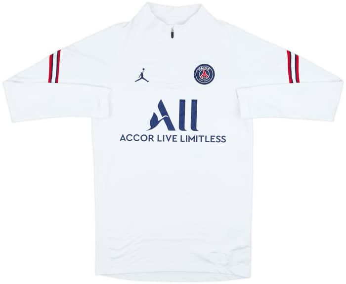 2021-22 Paris Saint-Germain Jordan 1/4 Zip Training Top - 7/10 - (S)
