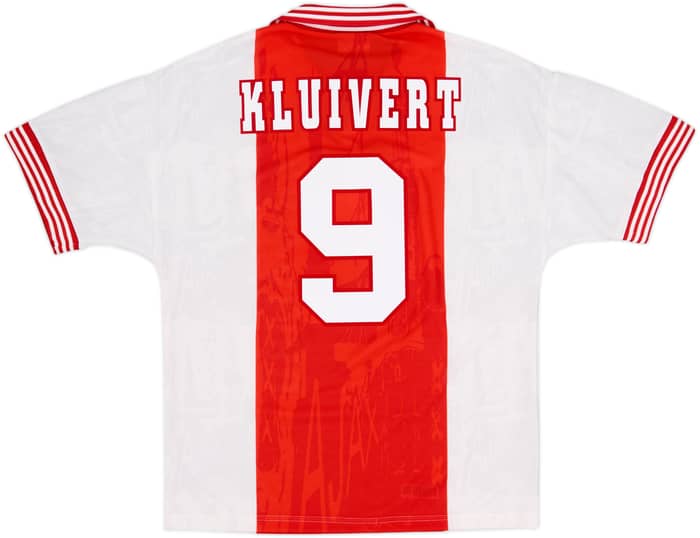 1996-97 Ajax Camiseta Local Kluivert #9 - 8/10 - (M)