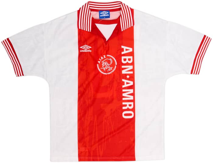 1996-97 Ajax Camiseta Local Kluivert #9 - 8/10 - (M)