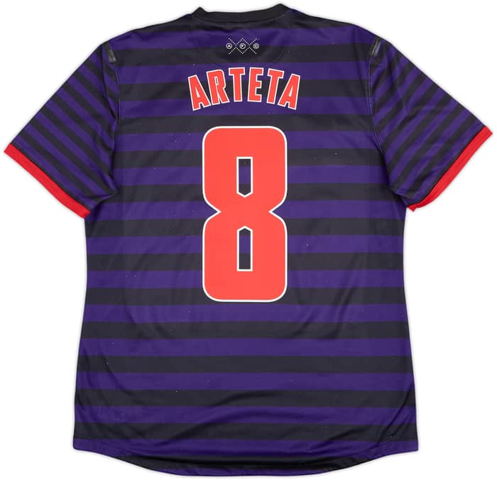 Camiseta de visitante versión jugador del Arsenal 2012-13 Arteta #8 - 7/10 - (M)