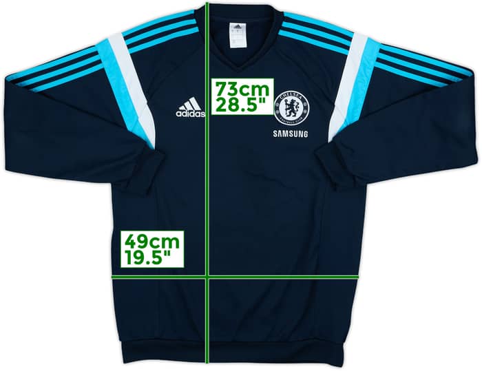 2014-15 Chelsea adidas Sweat Top - 8/10 - (M)