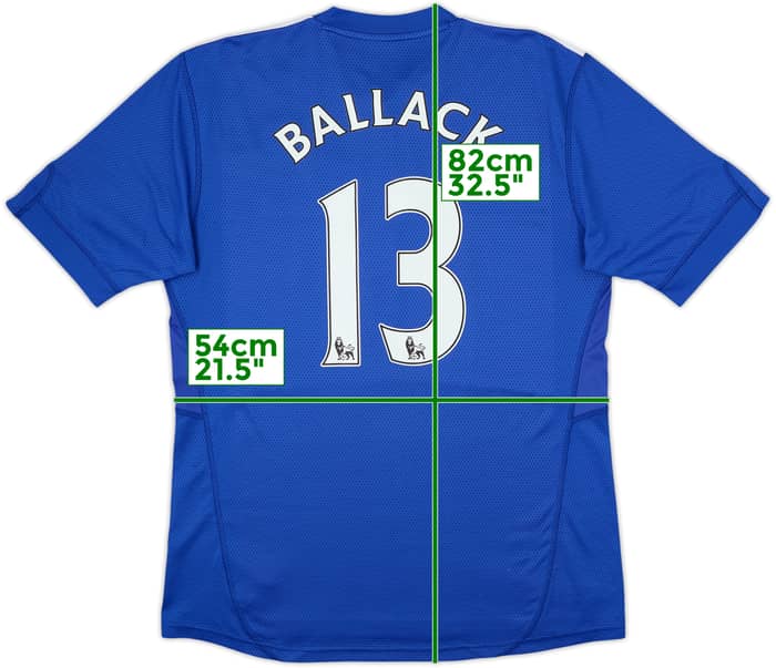 2009-10 Chelsea Camiseta Local Ballack #13 - 8/10 - (L)
