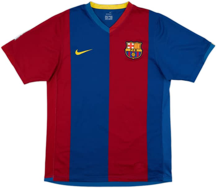2006-07 Barcelona Home Shirt Puyol #5 - 6/10 - (S)