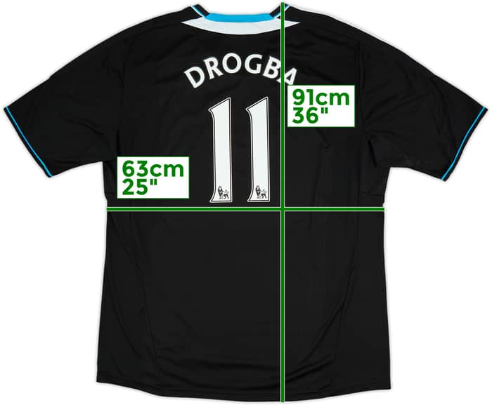 2011-12 Chelsea Away Shirt Drogba #11 - 8/10 - (3XL)
