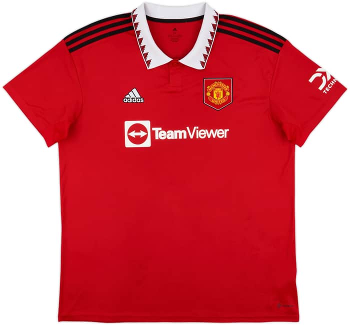 2022-23 Manchester United Home Shirt B.Fernandes #8 - 6/10 - (XXL)