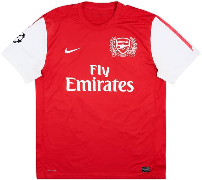 2011-12 Arsenal Home Shirt Arteta #8 - 8/10 - (XL)