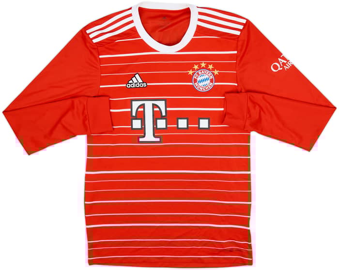 2022-23 Bayern Munich Home L/S Shirt Gnabry #7 - 8/10 - (S)
