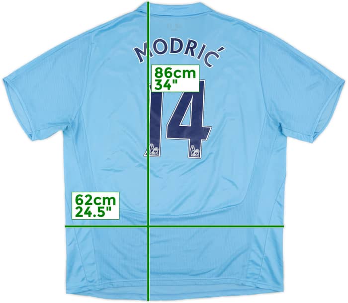 2008-09 Tottenham Away Shirt Modric #14 - 8/10 - (XXL)
