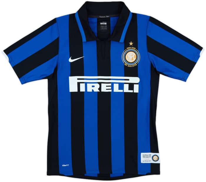 2007-08 Inter Milan Centenary Home Shirt Chivu #26 - 8/10 - (S)