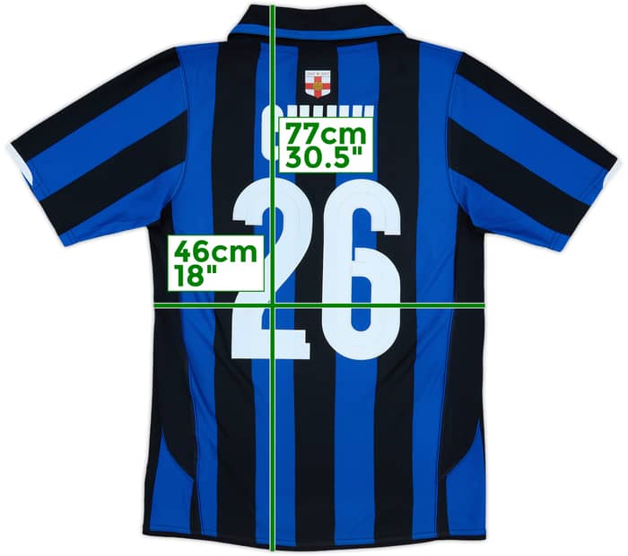 2007-08 Inter Milan Centenary Home Shirt Chivu #26 - 8/10 - (S)
