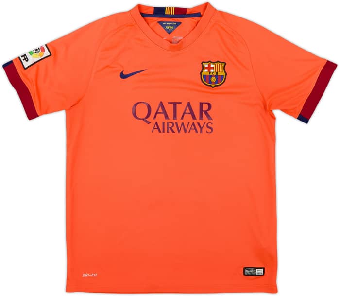 2014-15 Barcelona Away Shirt - 8/10 - (XL.Boys)