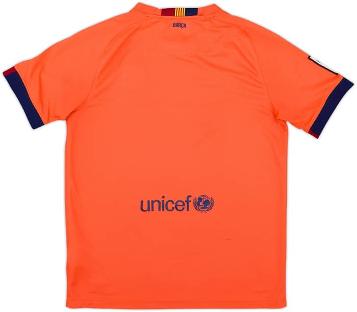 2014-15 Barcelona Away Shirt - 8/10 - (XL.Boys)